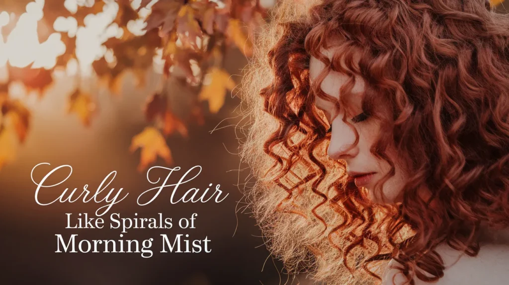 Curly Hair Like Spirals of Morning Mist