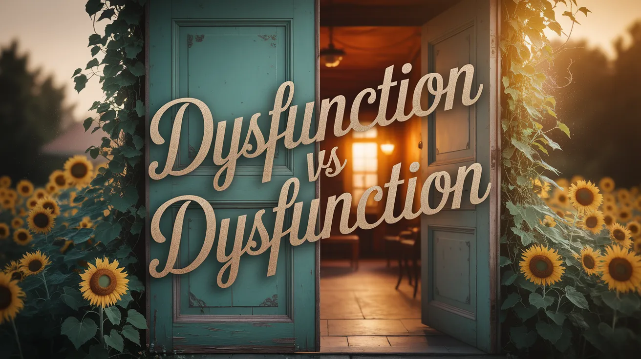 Disfunction vs Dysfunction