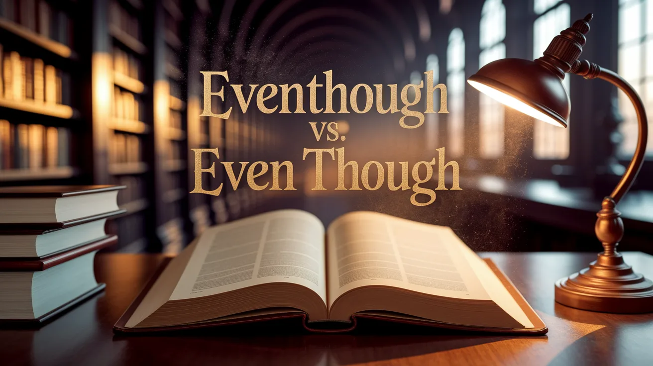 Eventhough vs Even Though