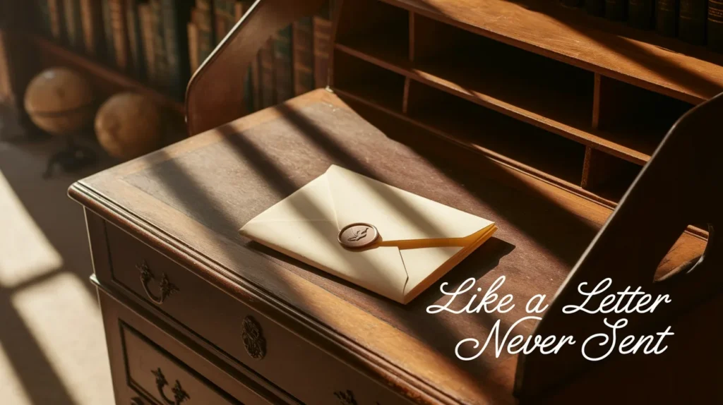 Like a letter never sent