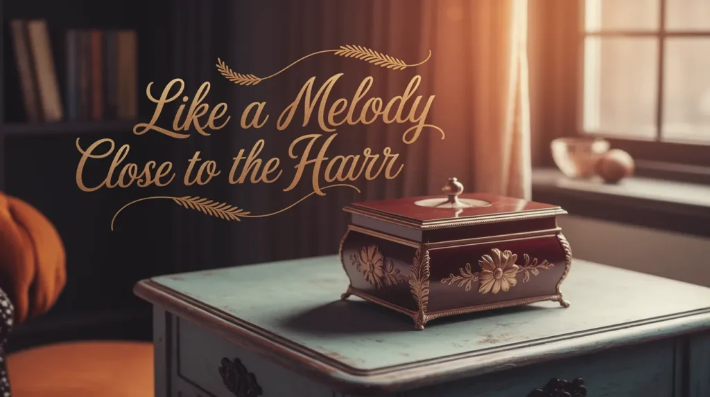 Like a melody close to the heart