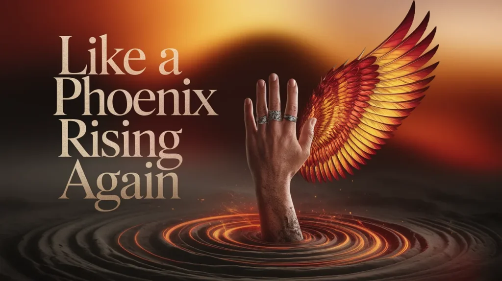 Like a phoenix rising again