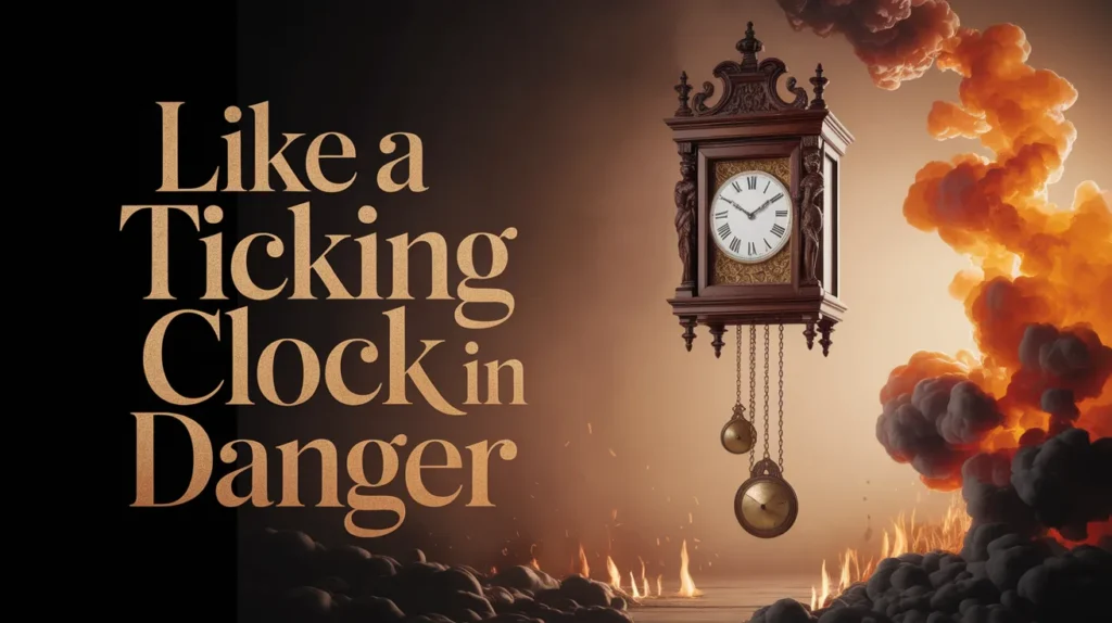 Like a ticking clock in danger
