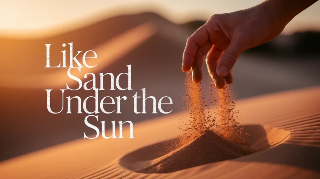 Like Sand Under the Sun