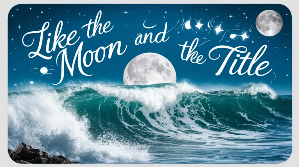 Like the moon and the tide