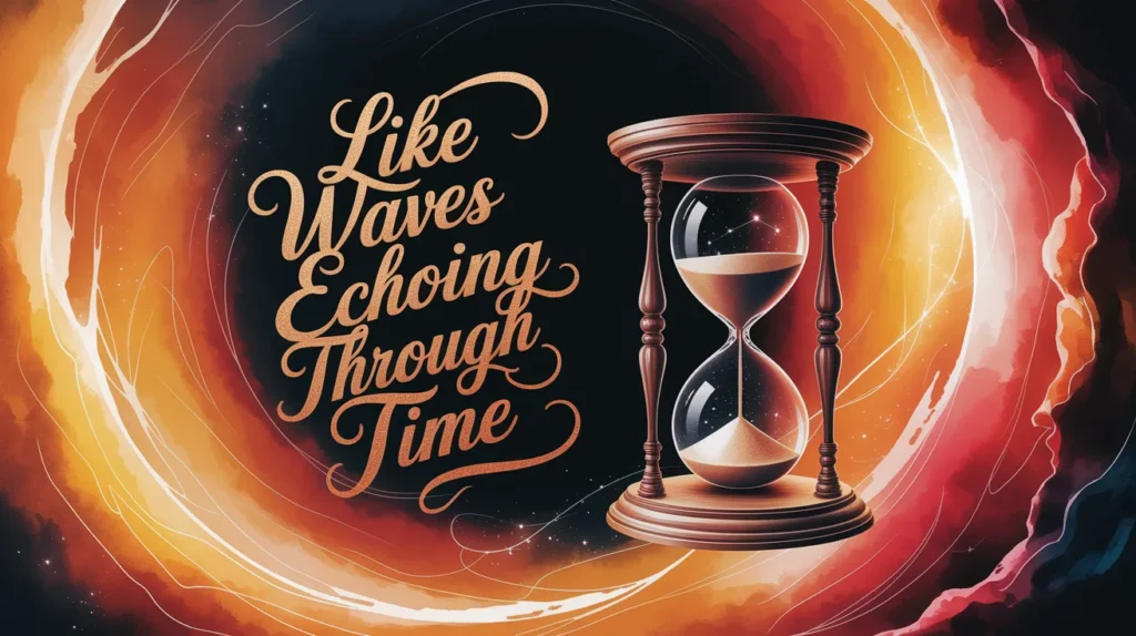 Like waves echoing through time