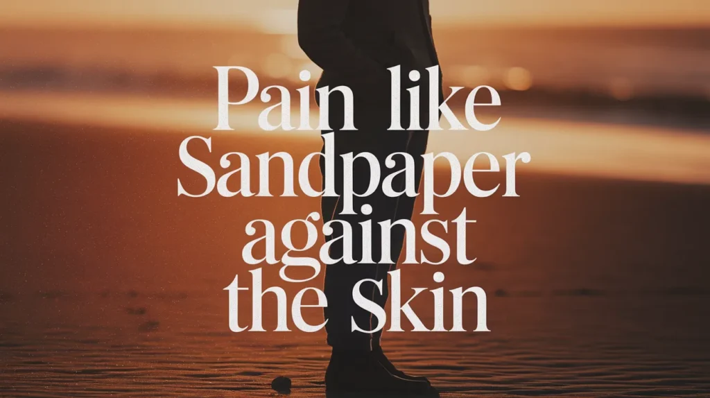 Pain Like Sandpaper Against the Skin