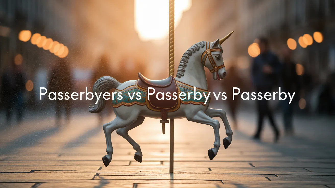 Passerbyers vs Passersby vs Passerby