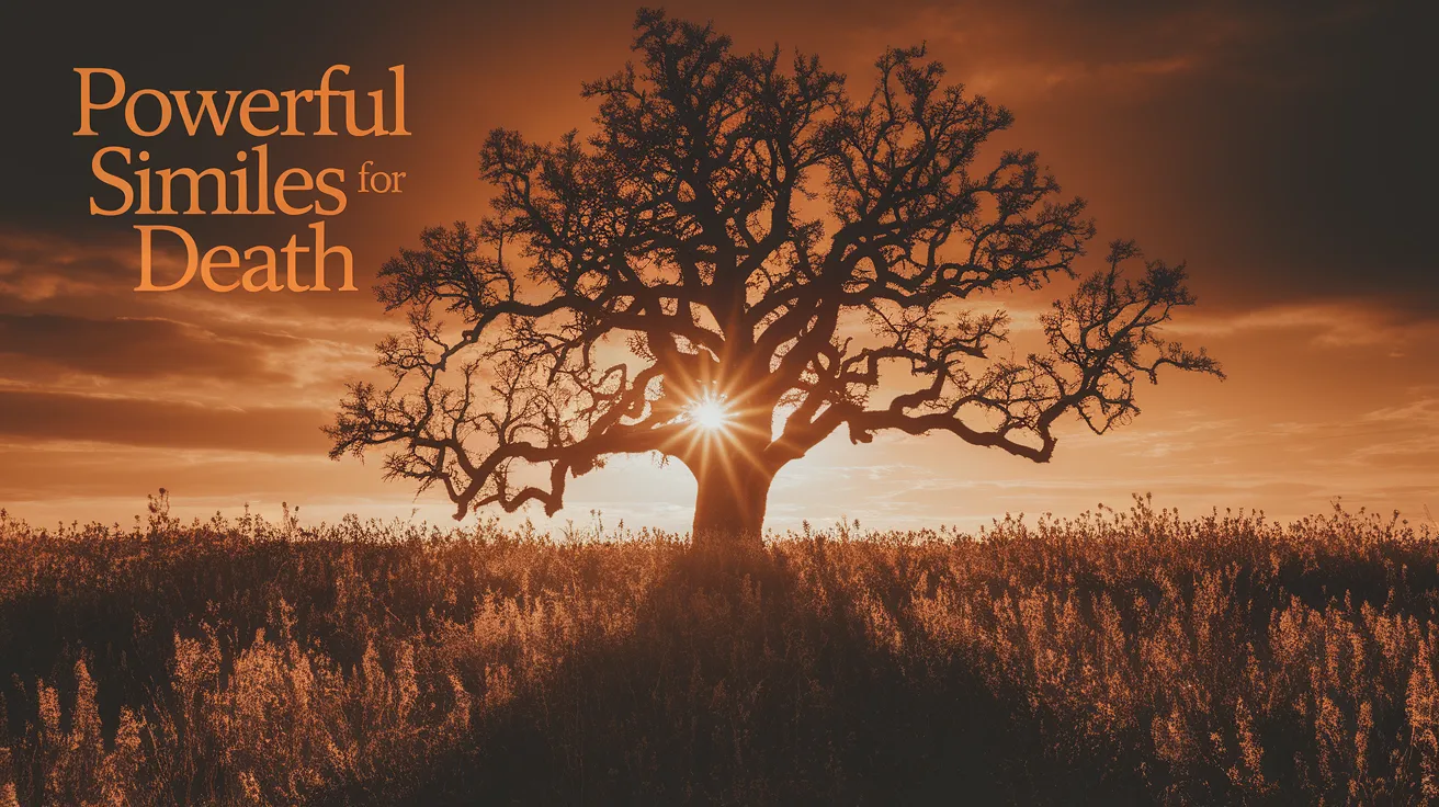 Powerful Similes for Death