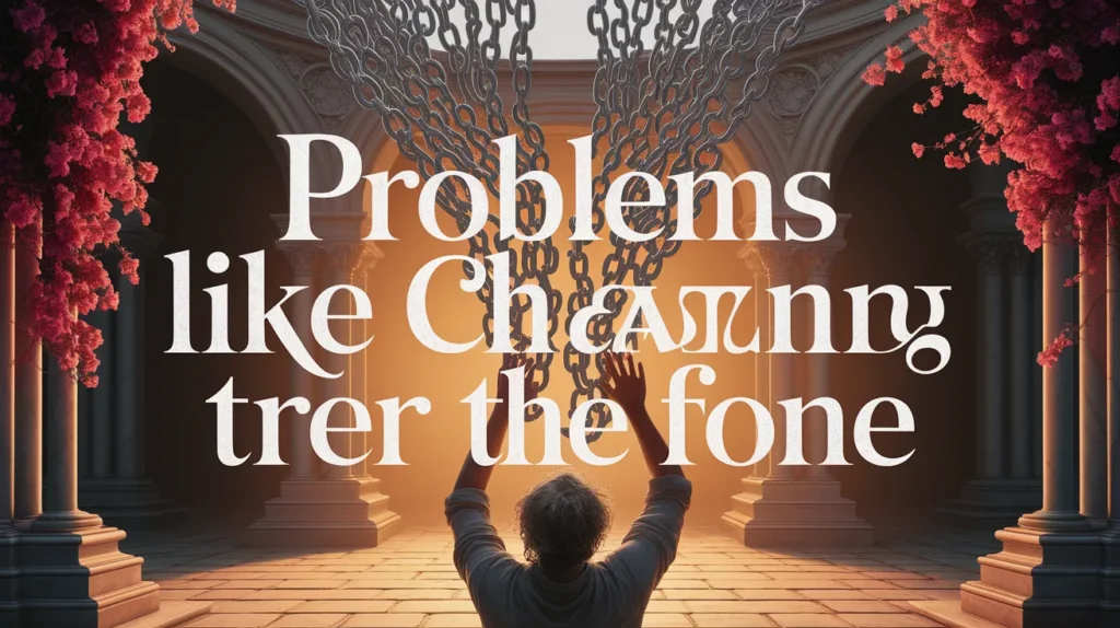 Problems Like Chains Around the Feet