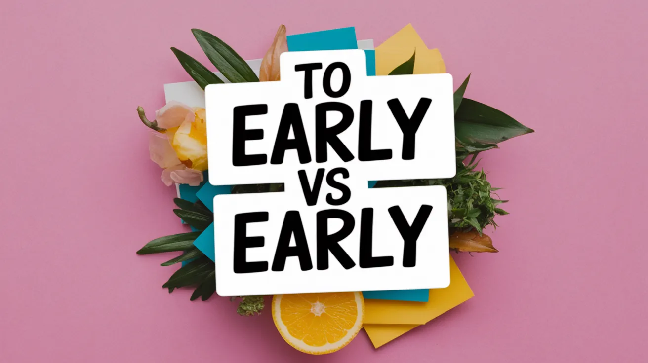 To Early vs Too Early