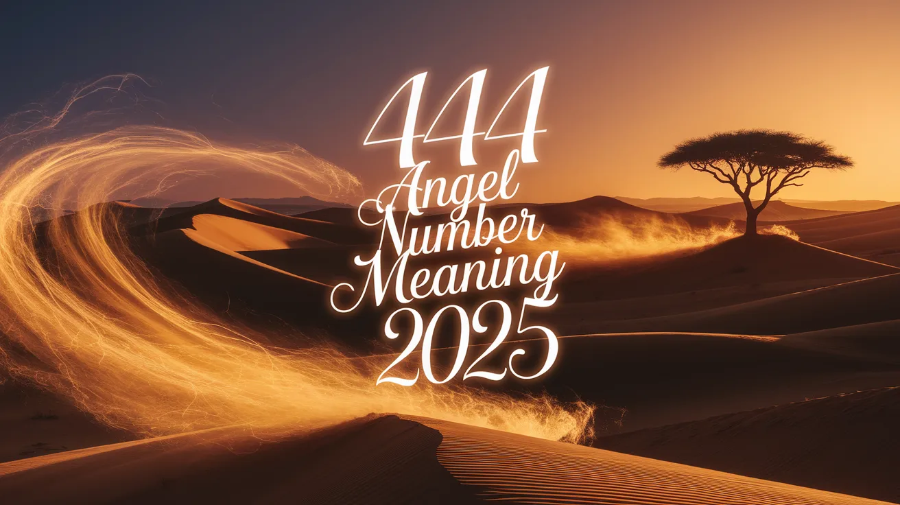 444 Angel Number Meaning 2025
