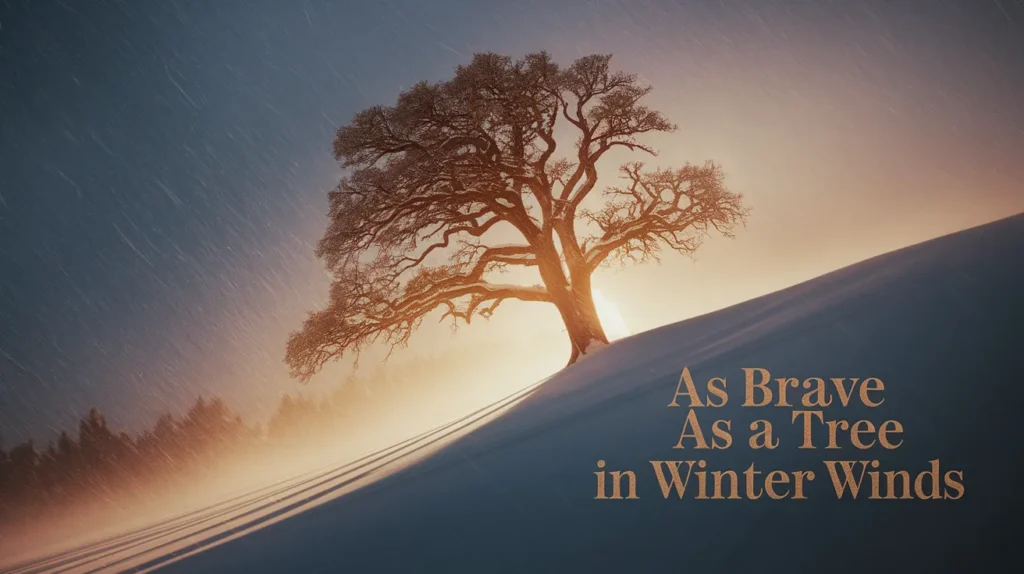 As Brave as a Tree in Winter Winds