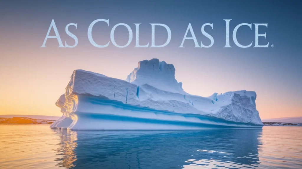 As cold as ice