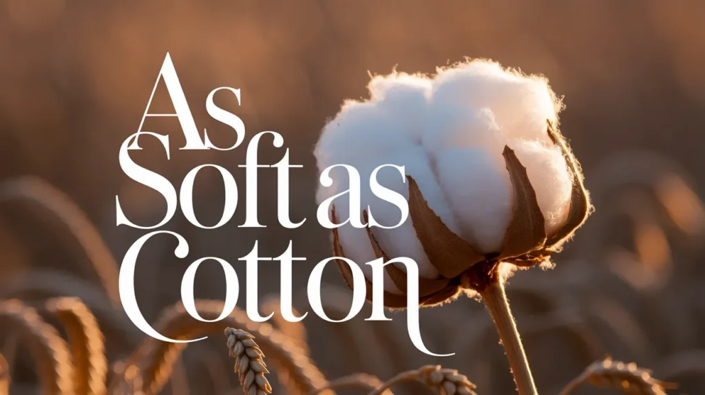 As soft as cotton