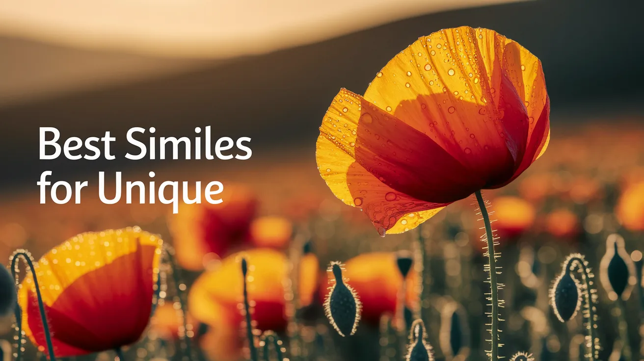 Best Similes for Unique
