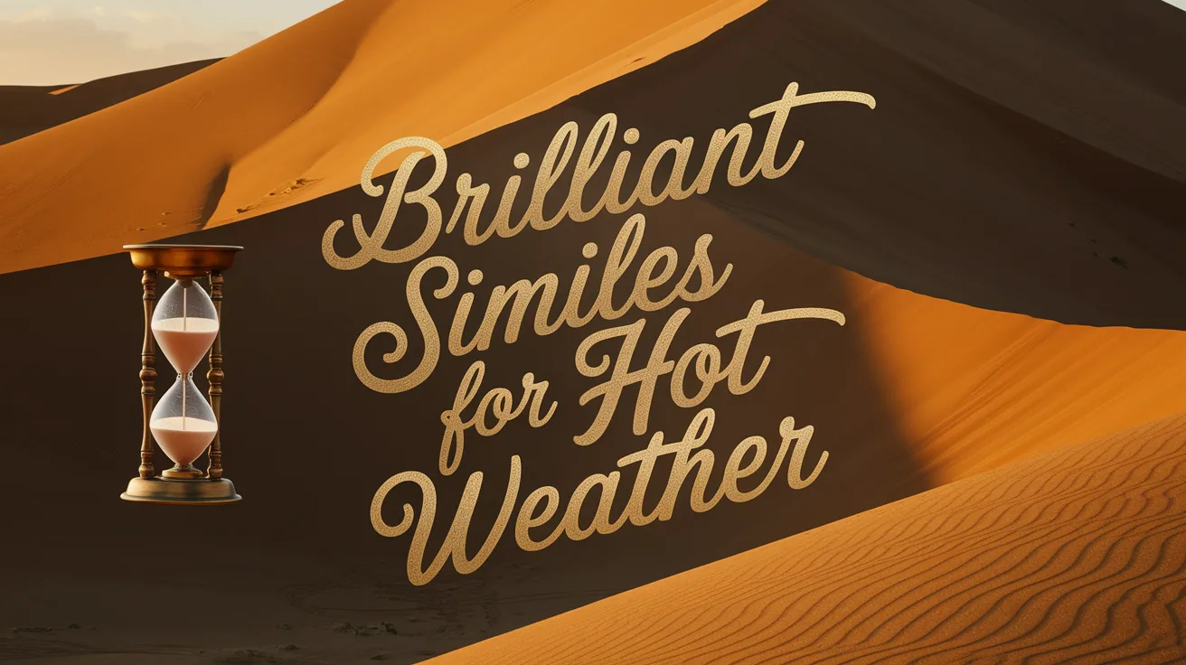 Brilliant Similes for Hot Weather