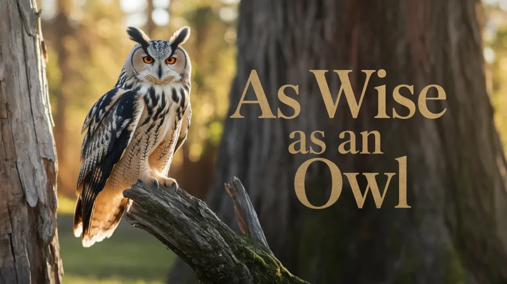 As wise as an owl