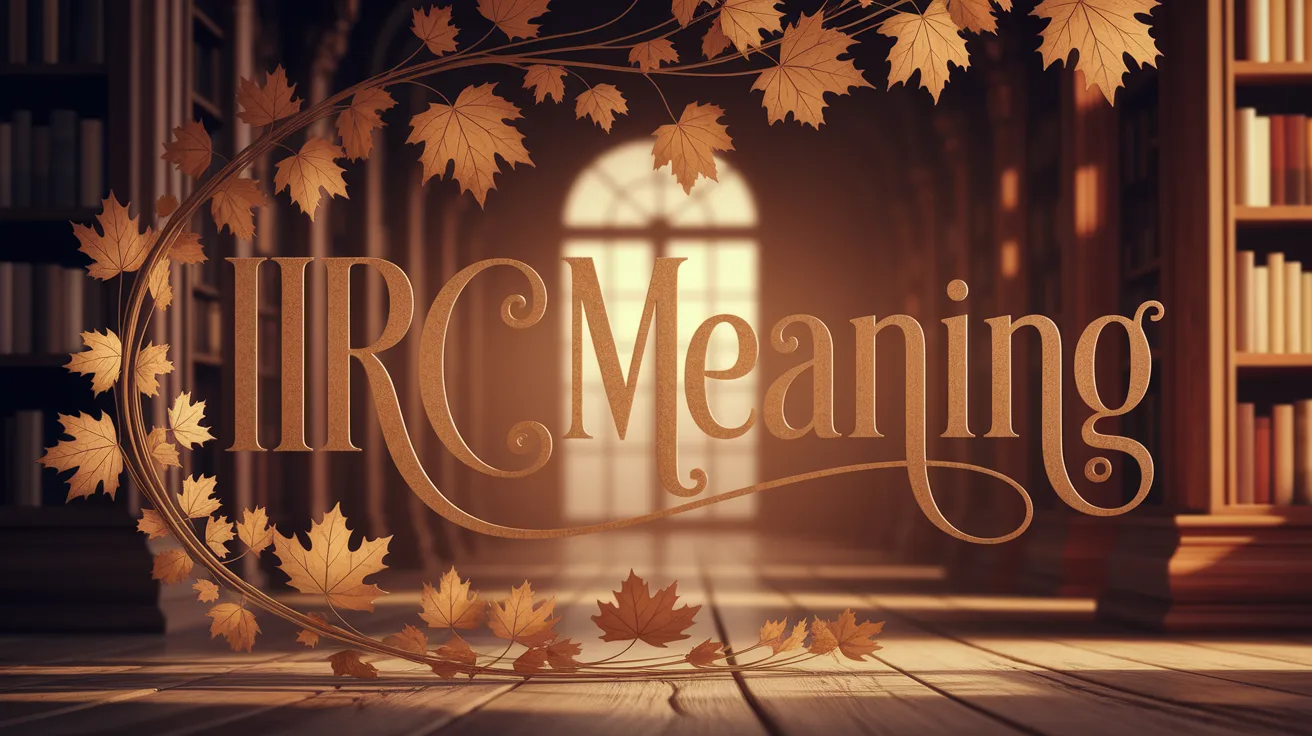 IIRC Meaning