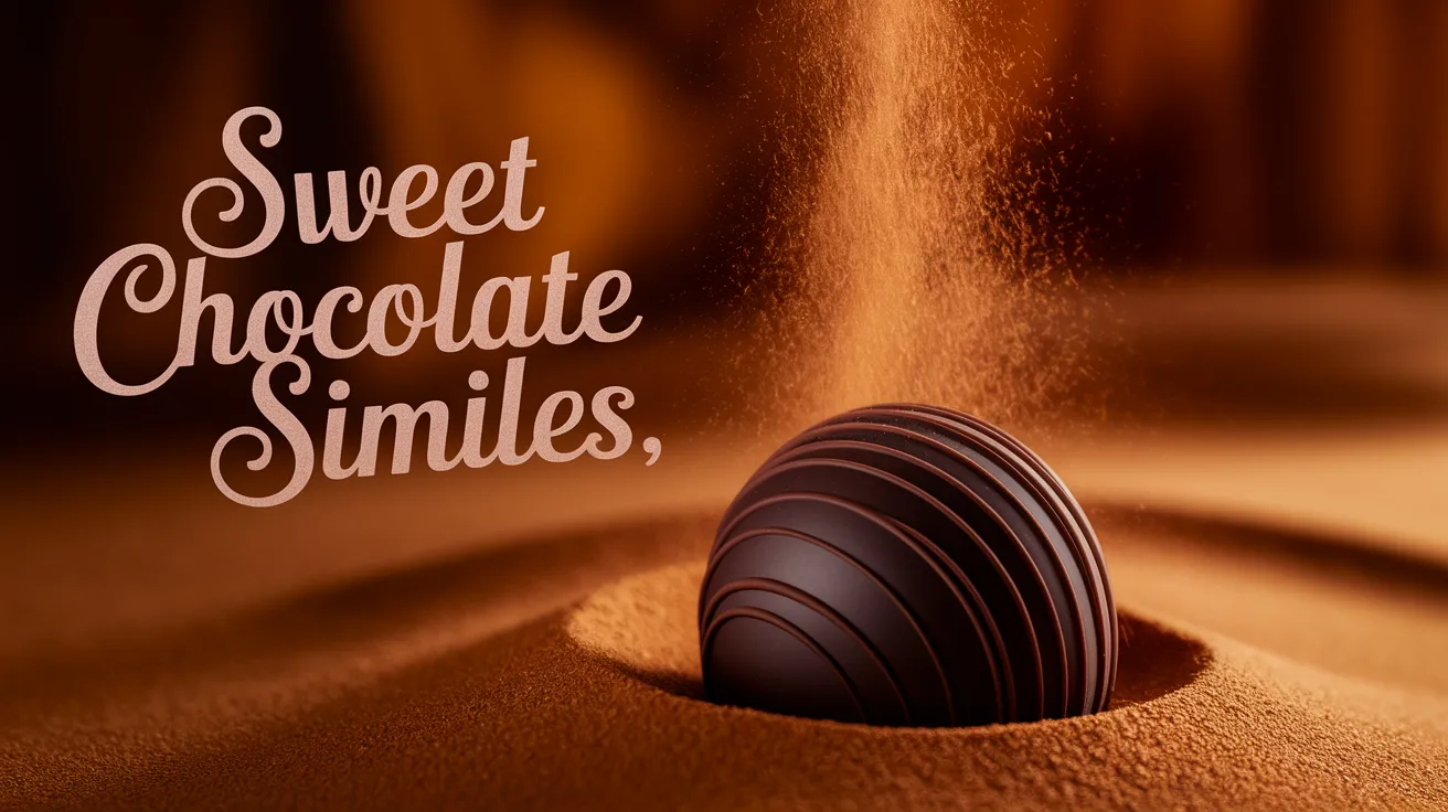 Sweet Chocolate Similes