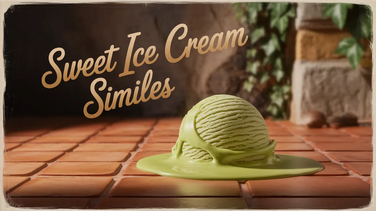 Sweet Ice Cream Similes